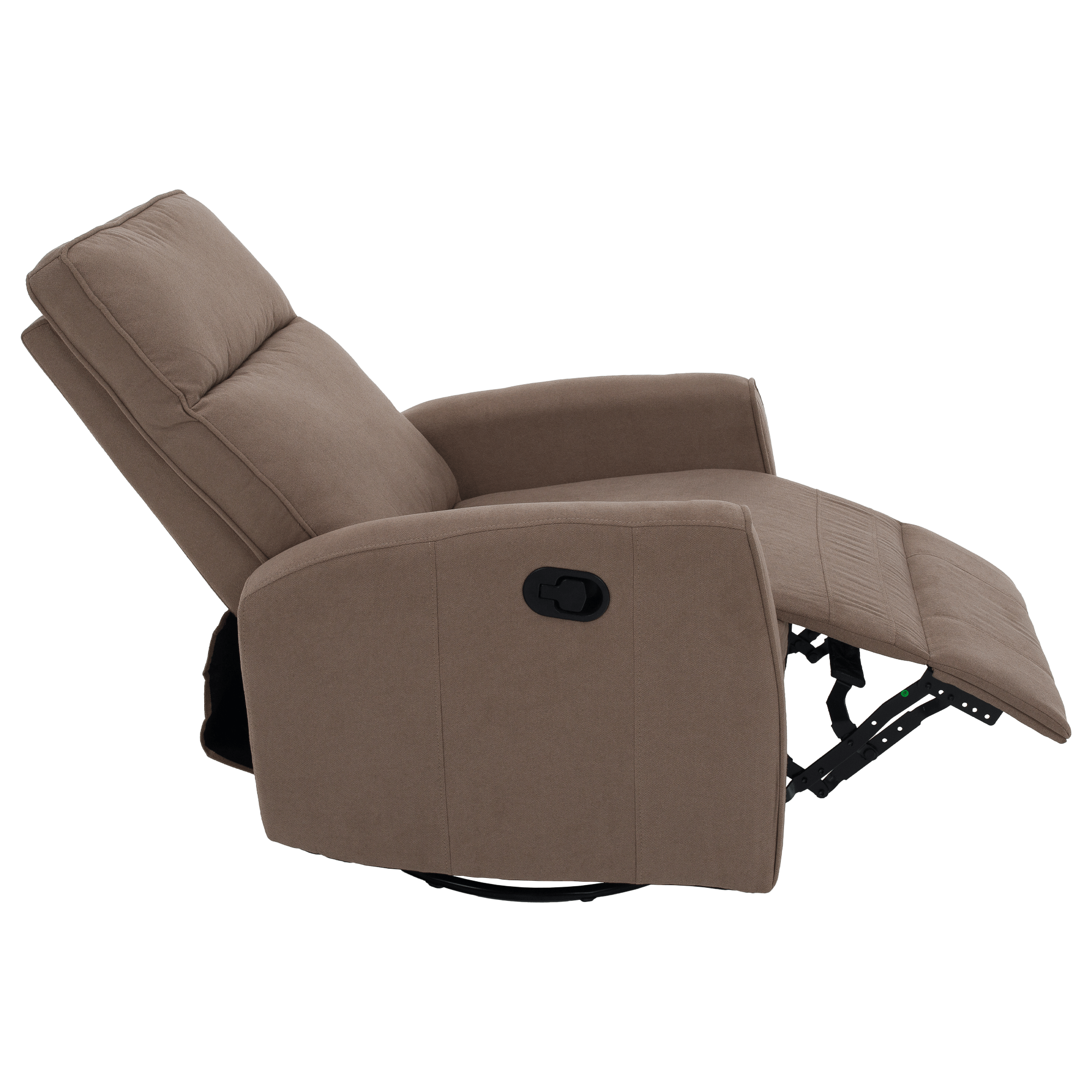 Fotoliu rotativ de relaxare, gri-maroniu taupe, MEKENZI — imaginea 11