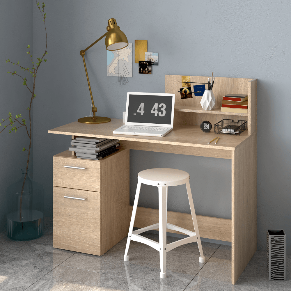 Masa PC, stejar sonoma, PLATON NEW — imaginea 5