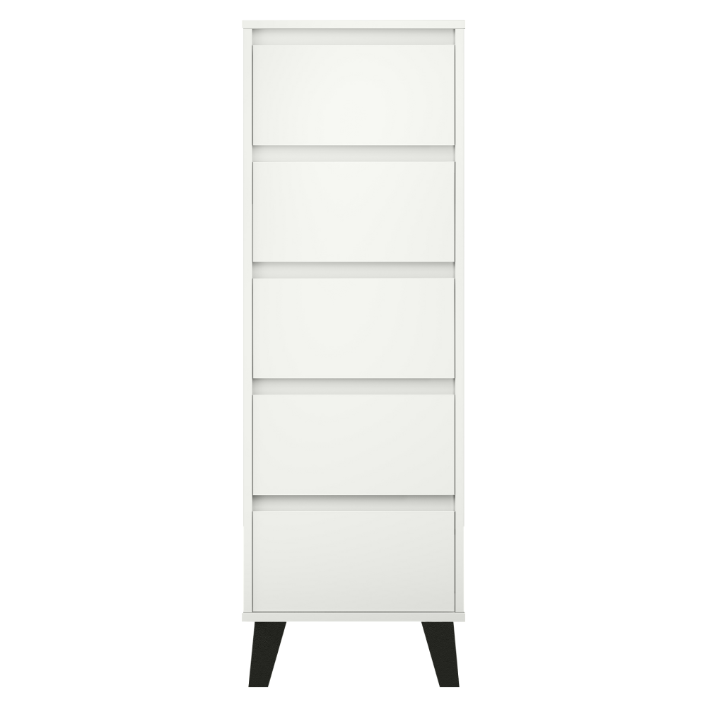Comoda, alba, BOGAN 5S40 — imaginea 3