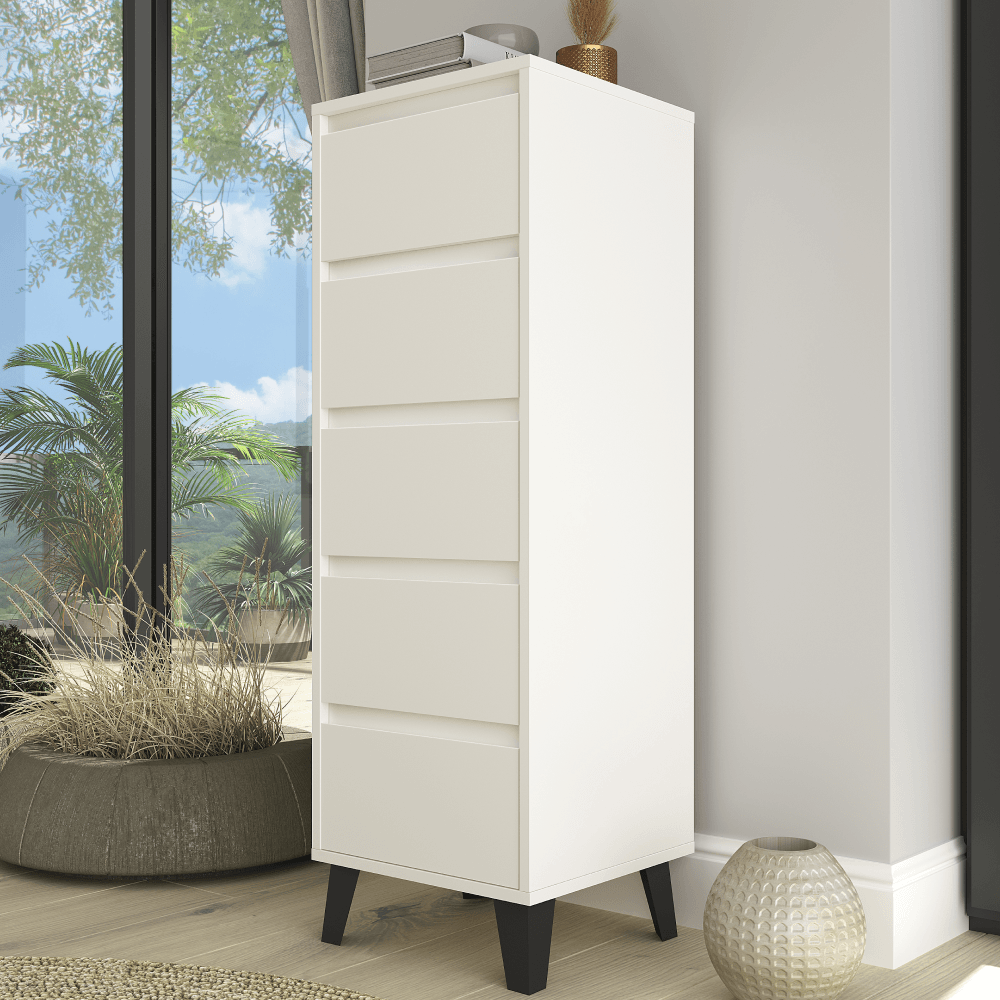 Comoda, alba, BOGAN 5S40 — imaginea 6
