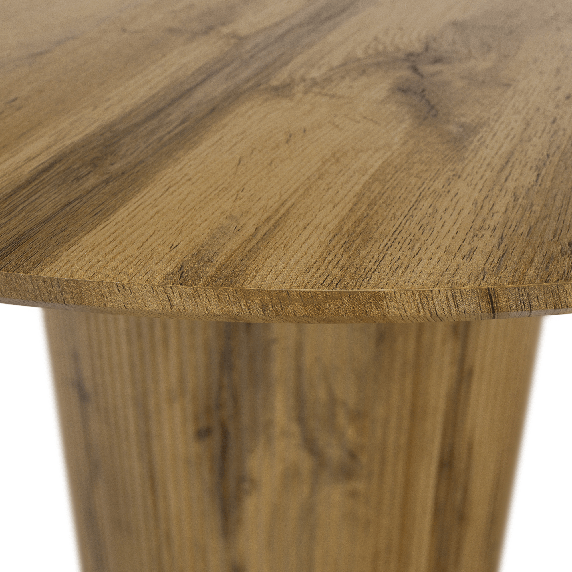 Masa de sufragerie, stejar, diametru 120 cm, MAHIR TIP 2 — imaginea 4