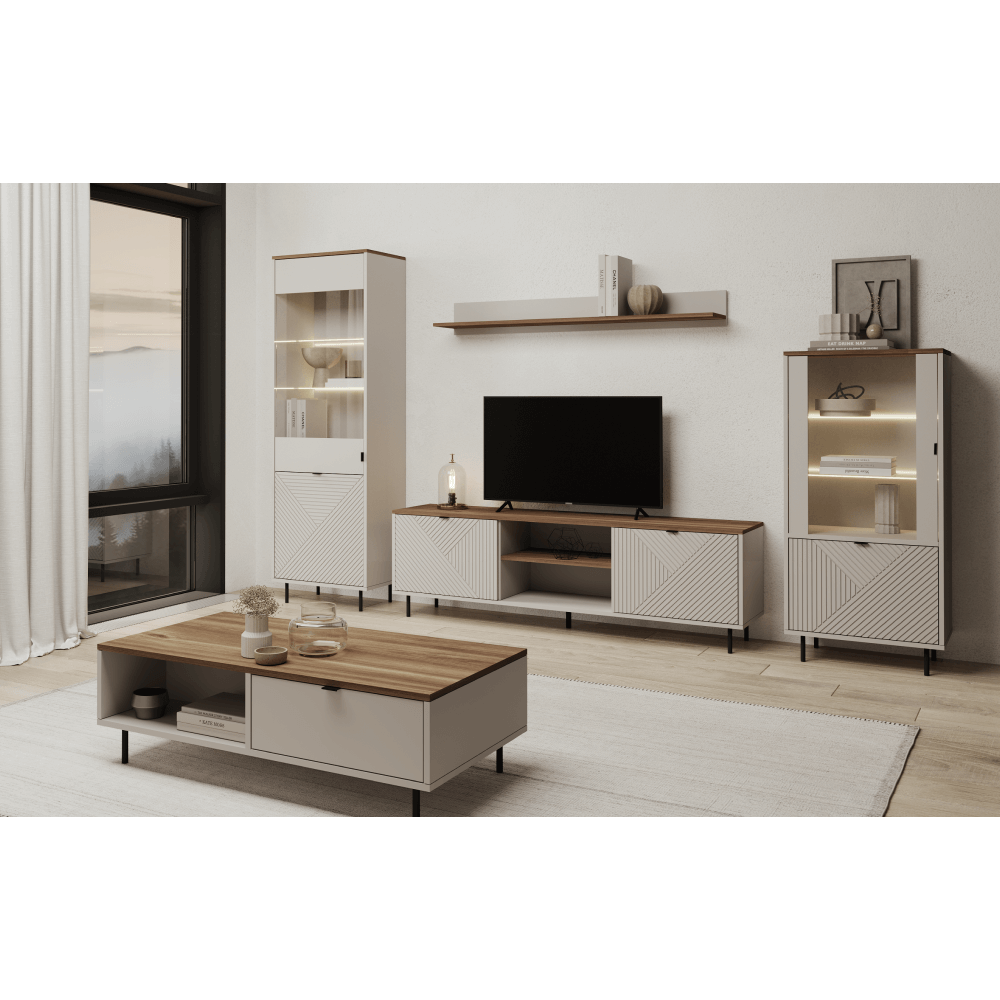 Masuta de cafea, casmir/stejar castello, EYCO 2S/110 — imaginea 3