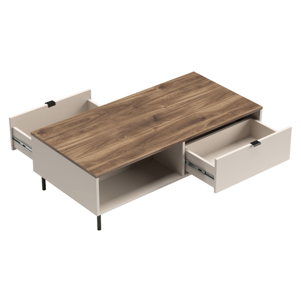 Masuta de cafea, casmir/stejar castello, EYCO 2S/110 — imaginea 7