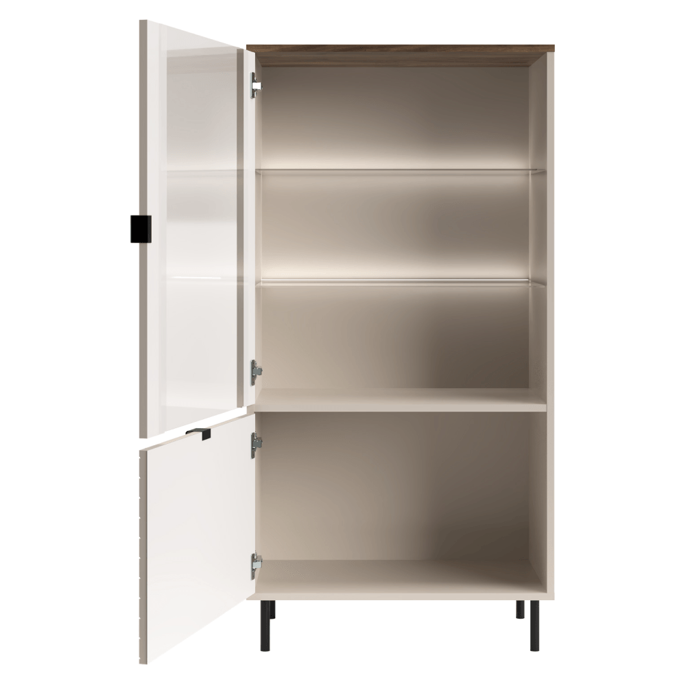 Vitrina joasa, casmir/stejar castello, EYCO 1D1W — imaginea 4