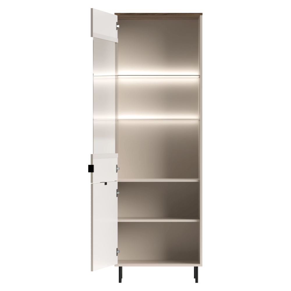 Vitrina, casmir/stejar castello, EYCO 1D1W — imaginea 4