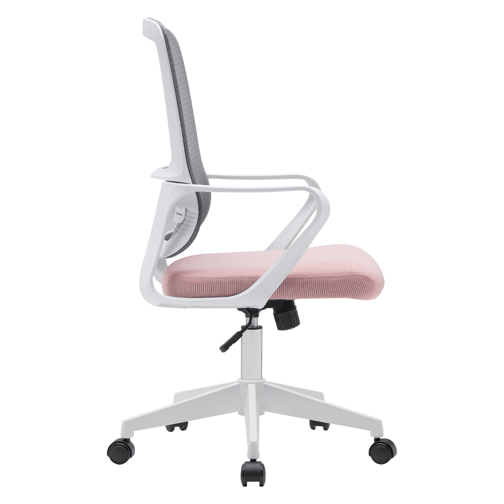 Scaun de birou, roz/gri/alb, SALOMO TIP 1 — imaginea 3
