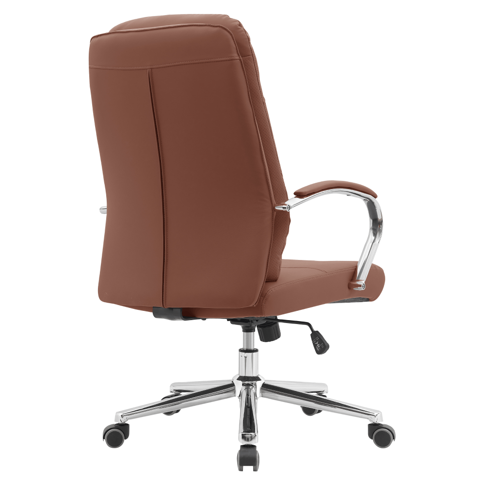 Scaun de birou, maro camel/crom, ADMON — imaginea 4