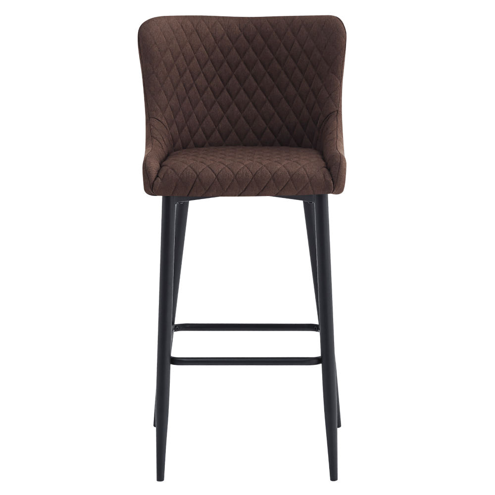 Scaun de bar, maro/neagra, CEZARIA — imaginea 3
