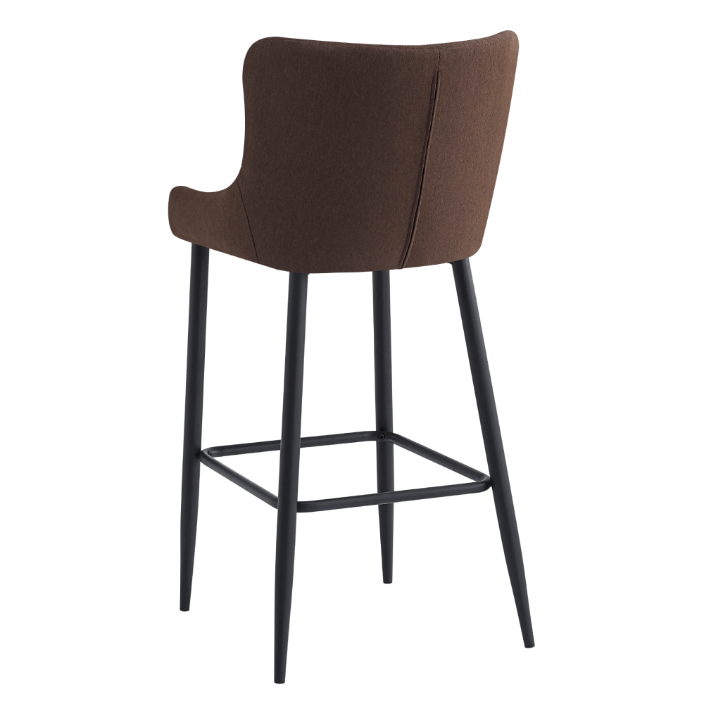 Scaun de bar, maro/neagra, CEZARIA — imaginea 4