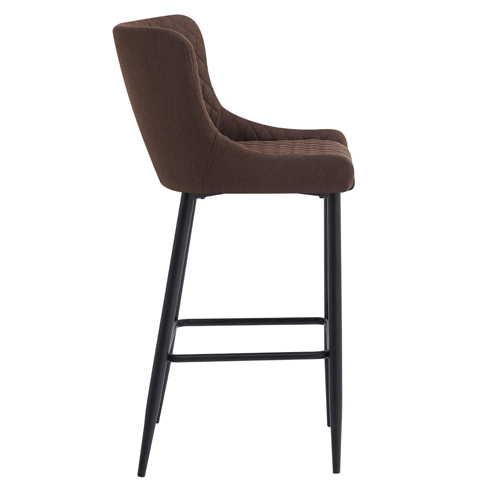 Scaun de bar, maro/neagra, CEZARIA — imaginea 5