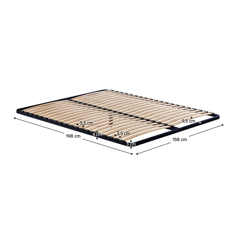Somiera cu cadru fix, 160x200, SOMIERA METALIC 2 NEW — imaginea 4