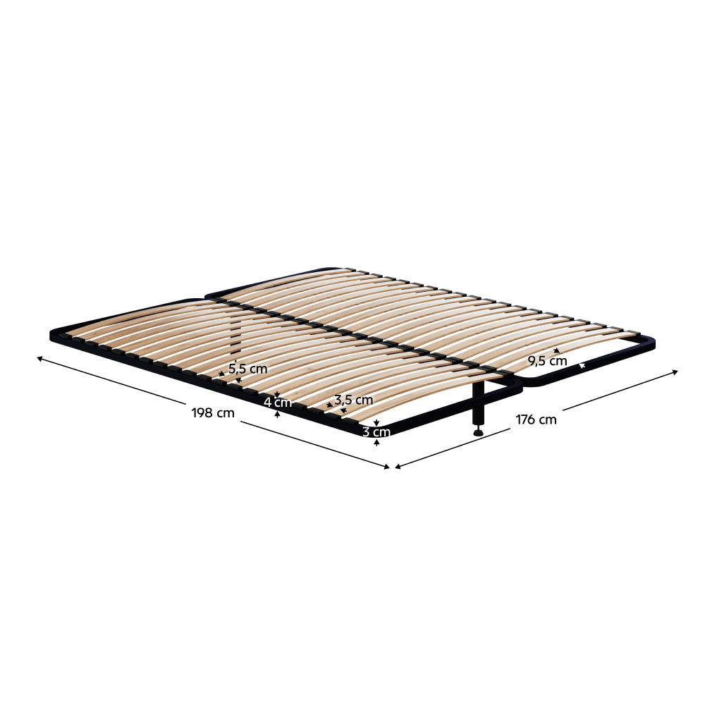 Somiera cu cadru fix, 180x200, SOMIERA METALIC 2 NEW — imaginea 4