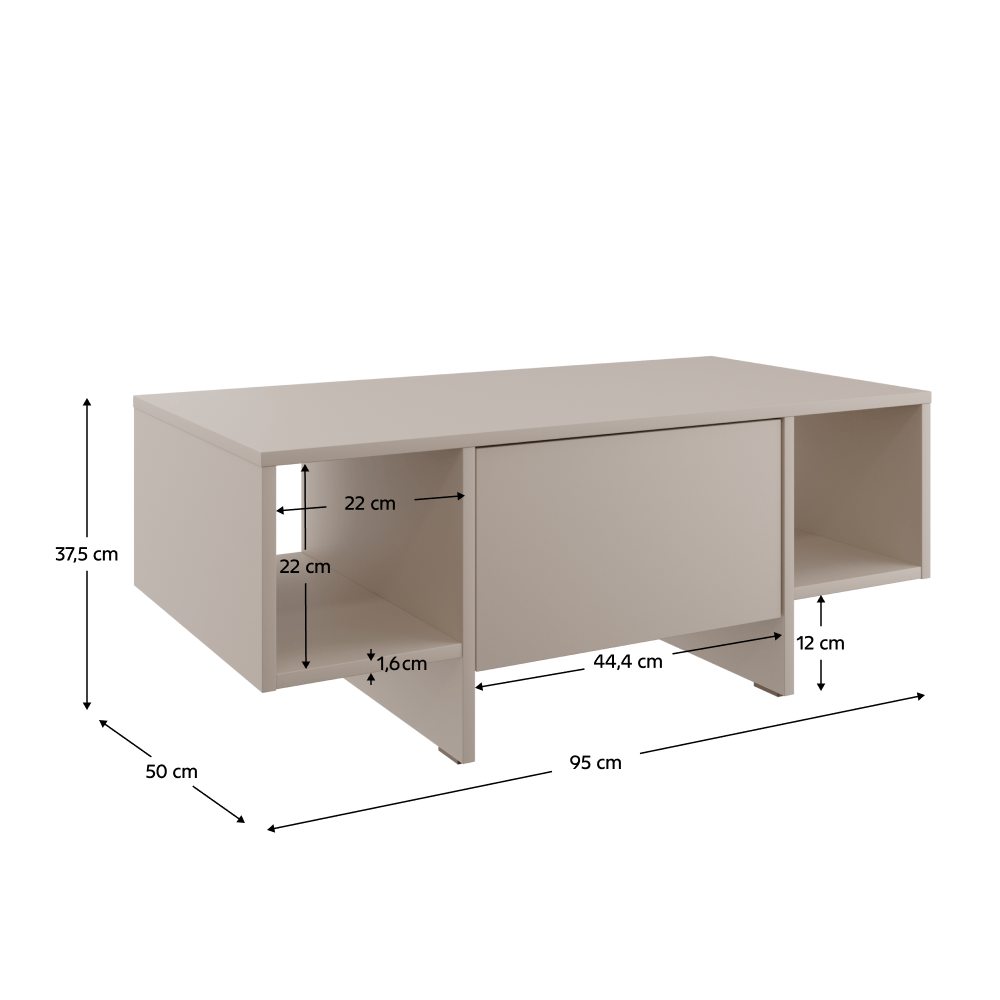 Masuta de cafea, casmir, STANDO STD02 — imaginea 3