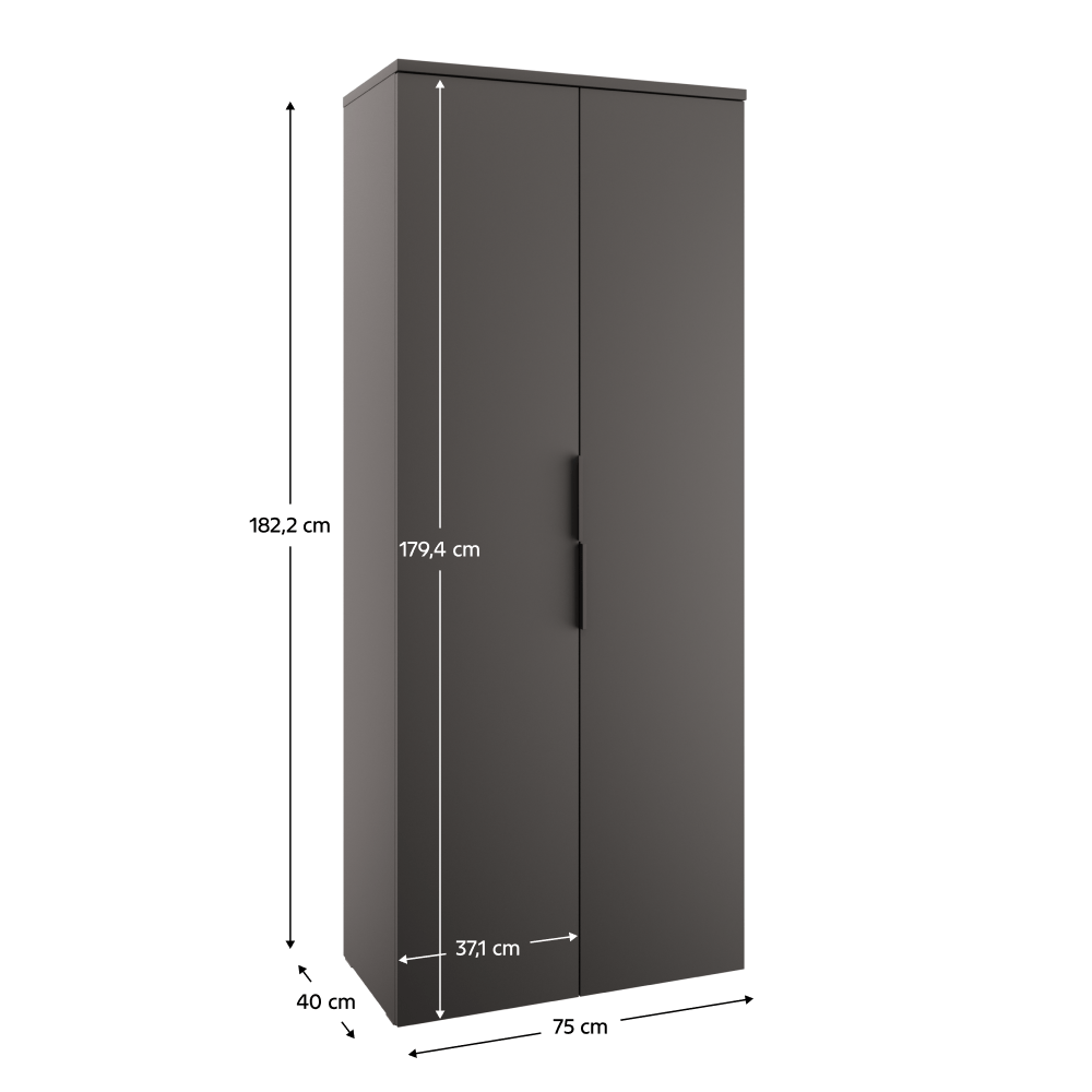 Dulap, antracit, ADAPO ADP01 — imaginea 2