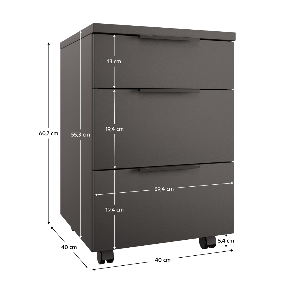 Container, antracit, ADAPO ADP06 — imaginea 2
