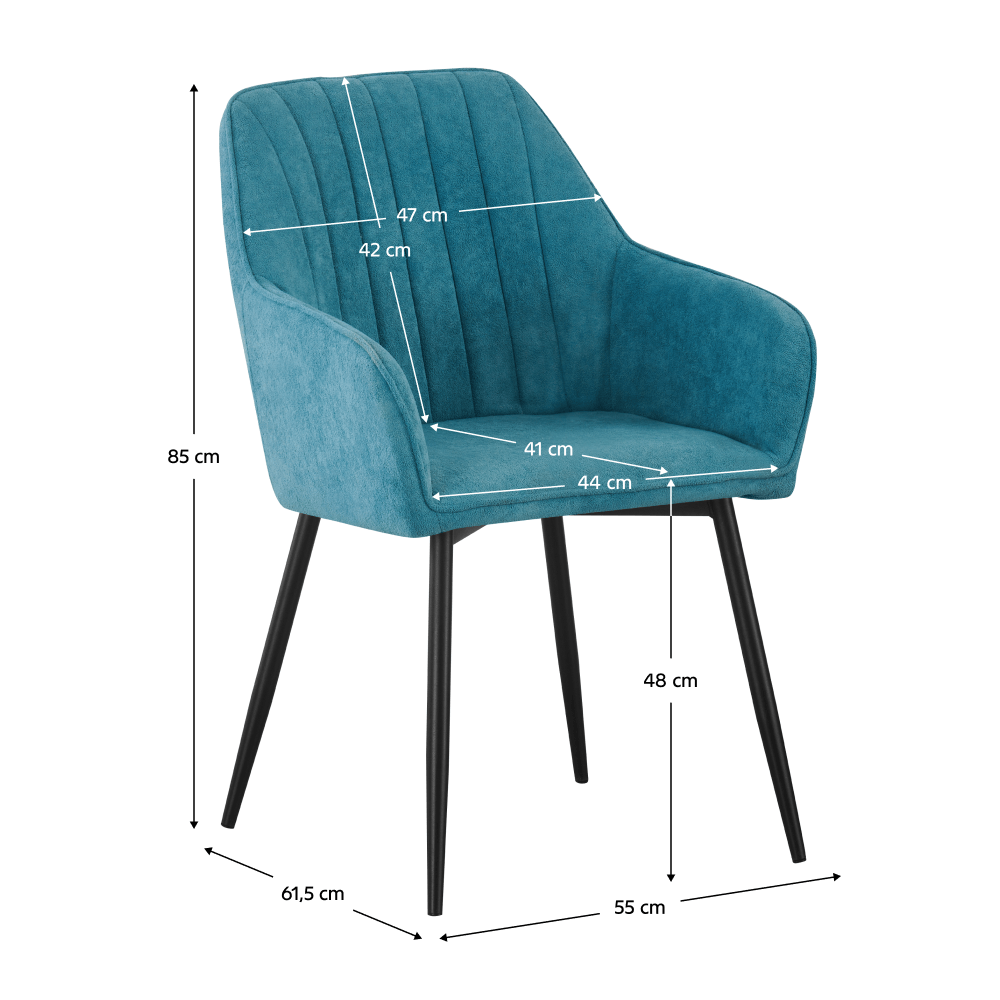 Fotoliu de design, verde/negru, VAJRO — imaginea 2