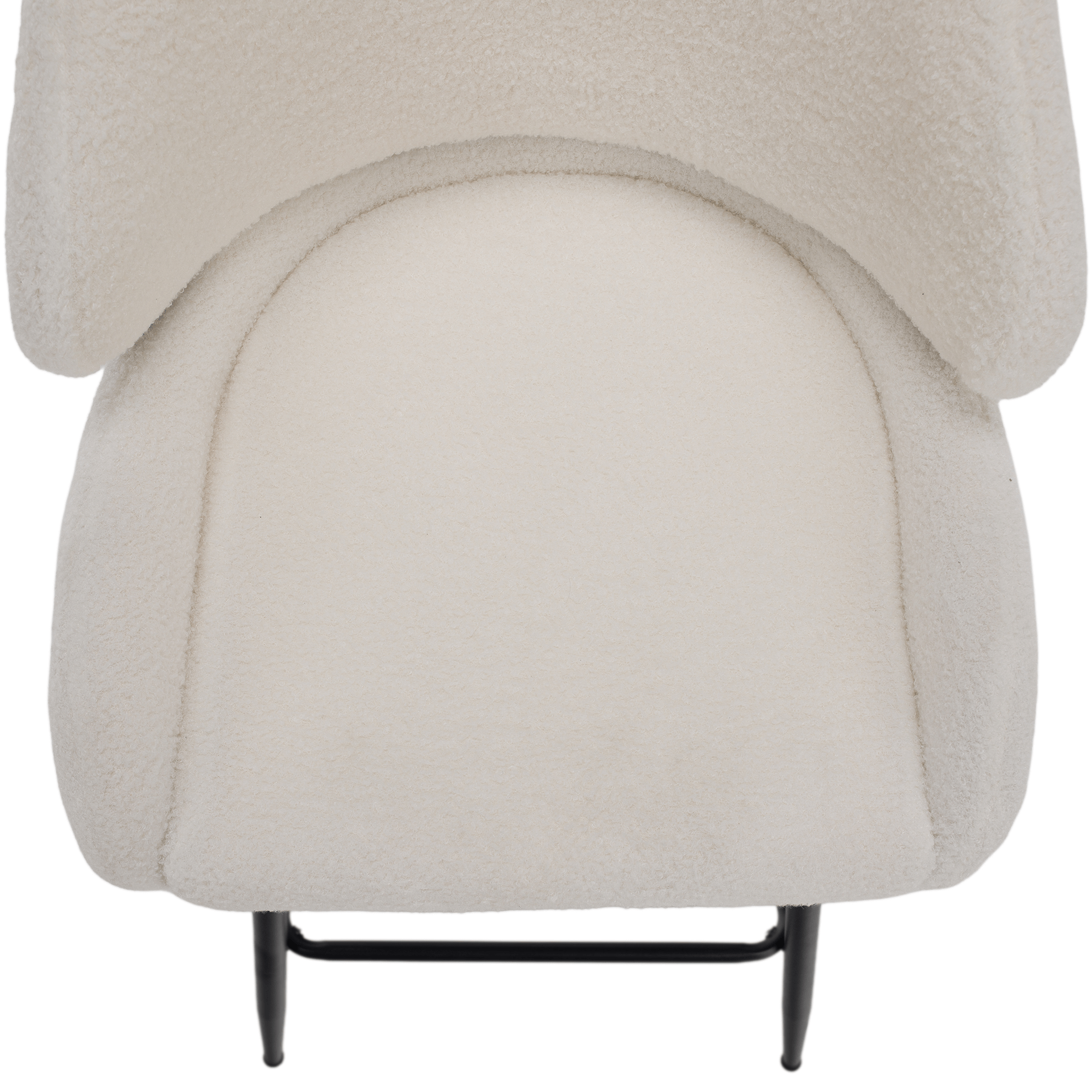 Scaun de bar, alb/negru, SANAKO TYP 2 — imaginea 5