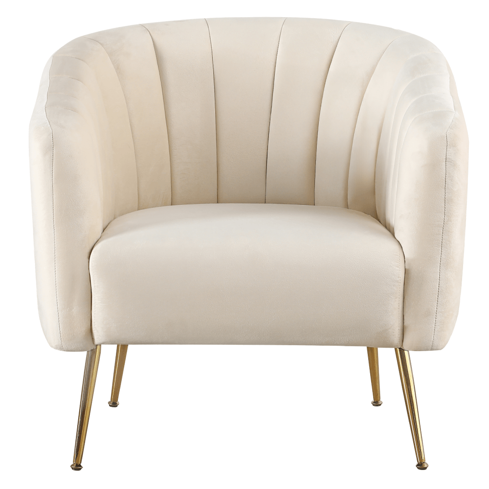Fotoliu de design, tesatura Velvet bej/gold crom-auriu, BAGY — imaginea 6