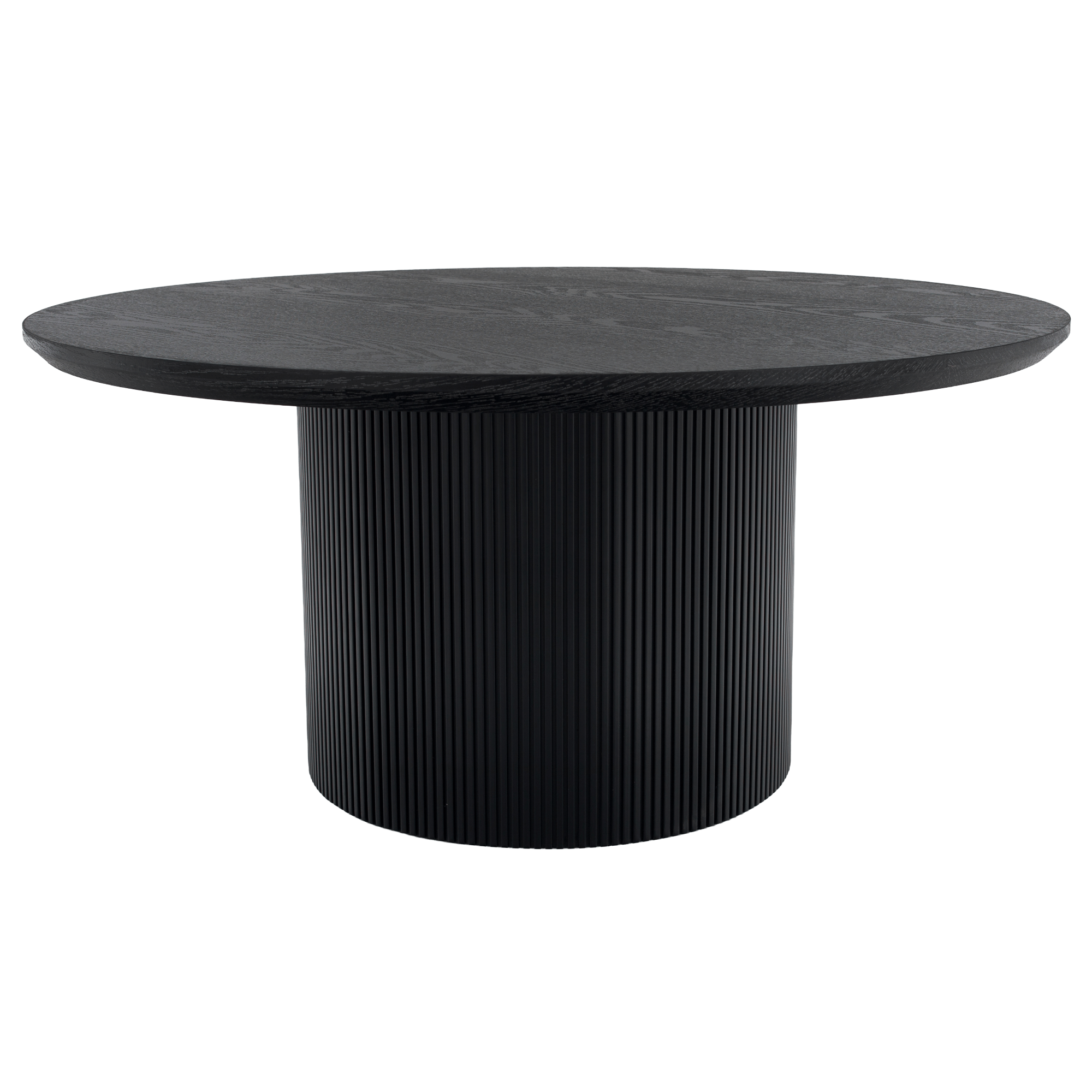Masuta de cafea, negru, diametru 80 cm, MAHIR TYP 2 — imaginea 3