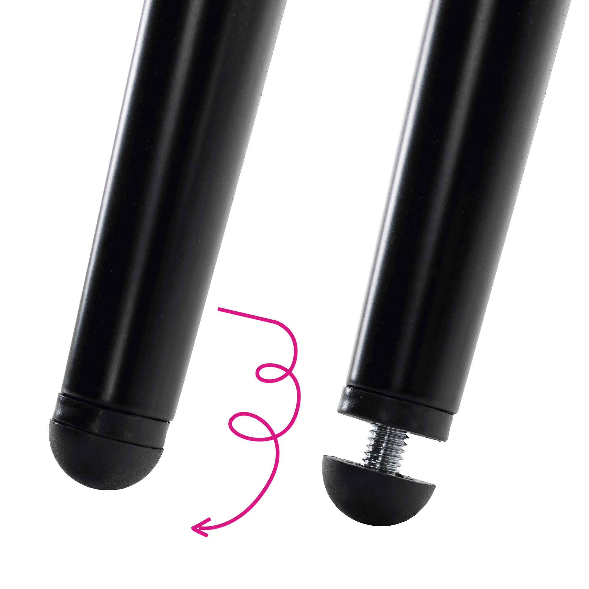 Scaun de bar, alb/negru, SANAKO TYP 2 — imaginea 11