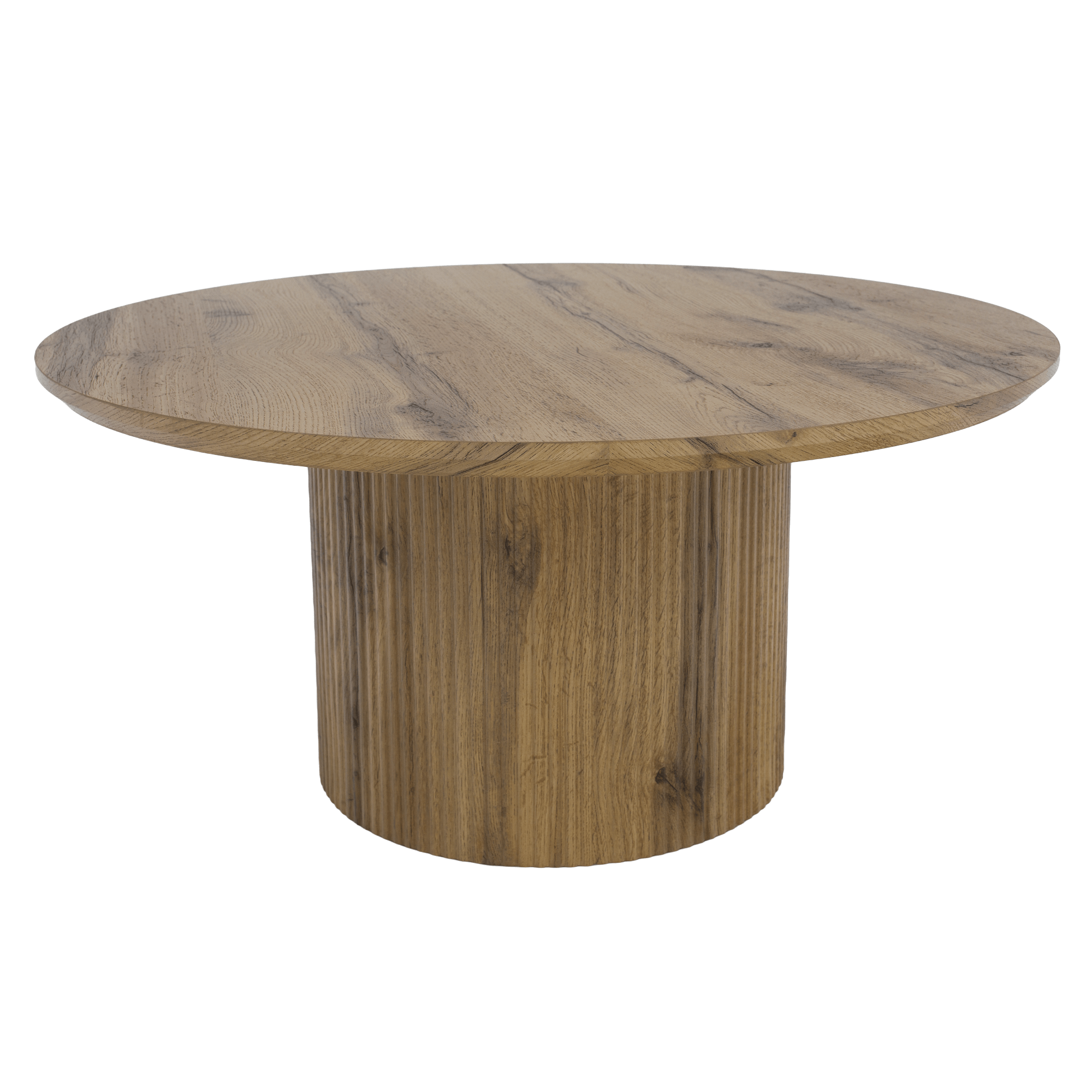 Masuta de cafea, stejar, diametru 80 cm, MAHIR TYP 2 — imaginea 3