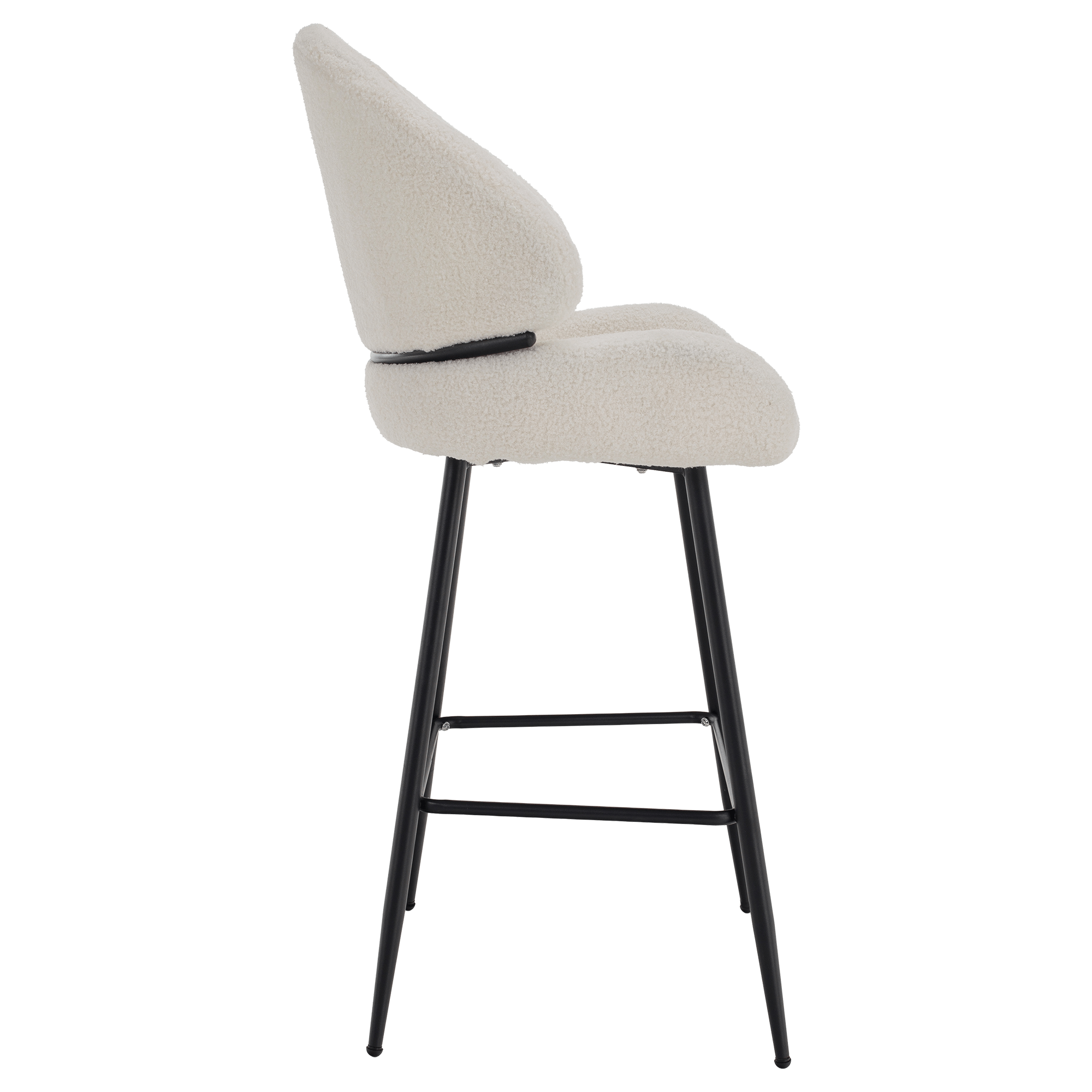 Scaun de bar, alb/negru, SANAKO TYP 2 — imaginea 13
