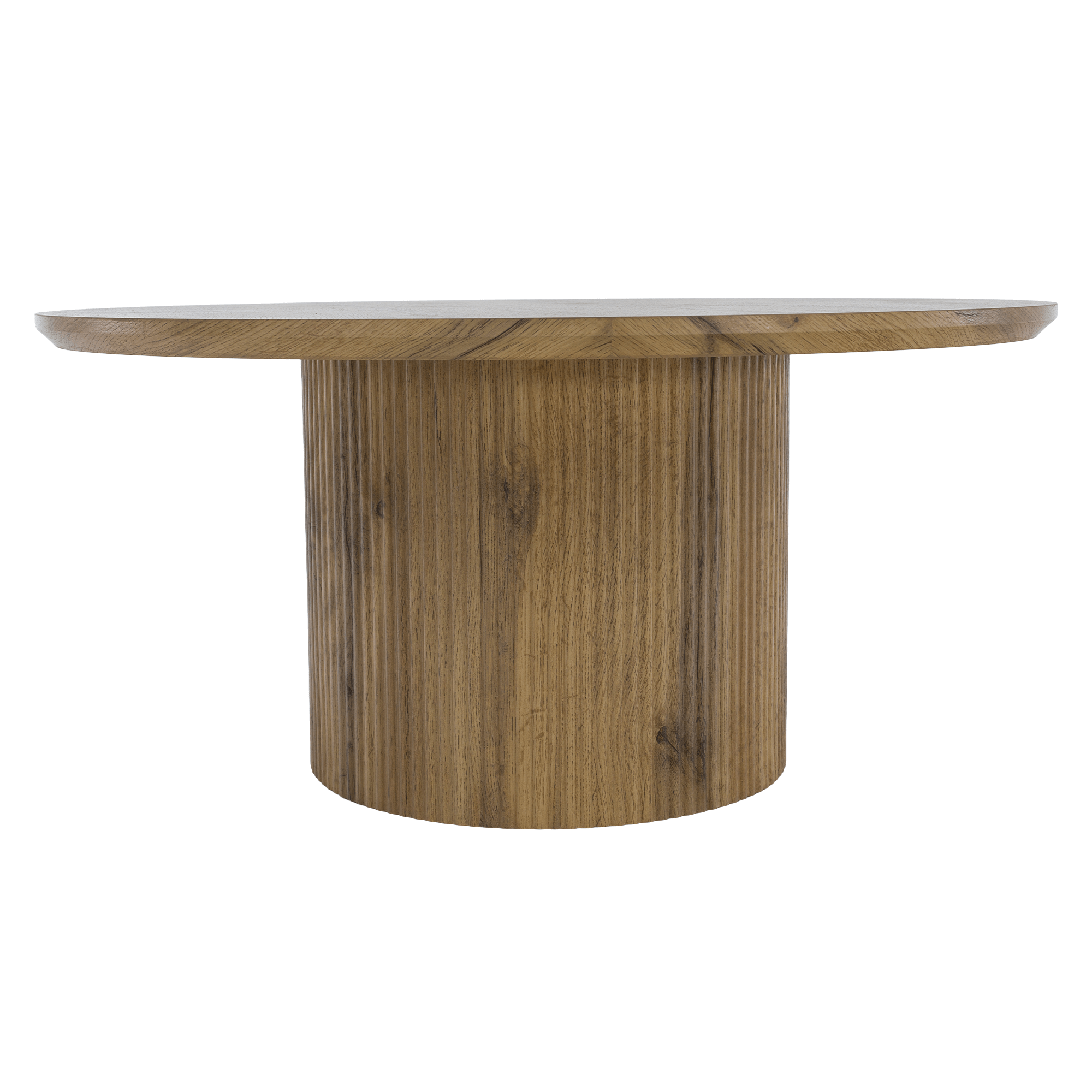Masuta de cafea, stejar, diametru 80 cm, MAHIR TYP 2 — imaginea 4