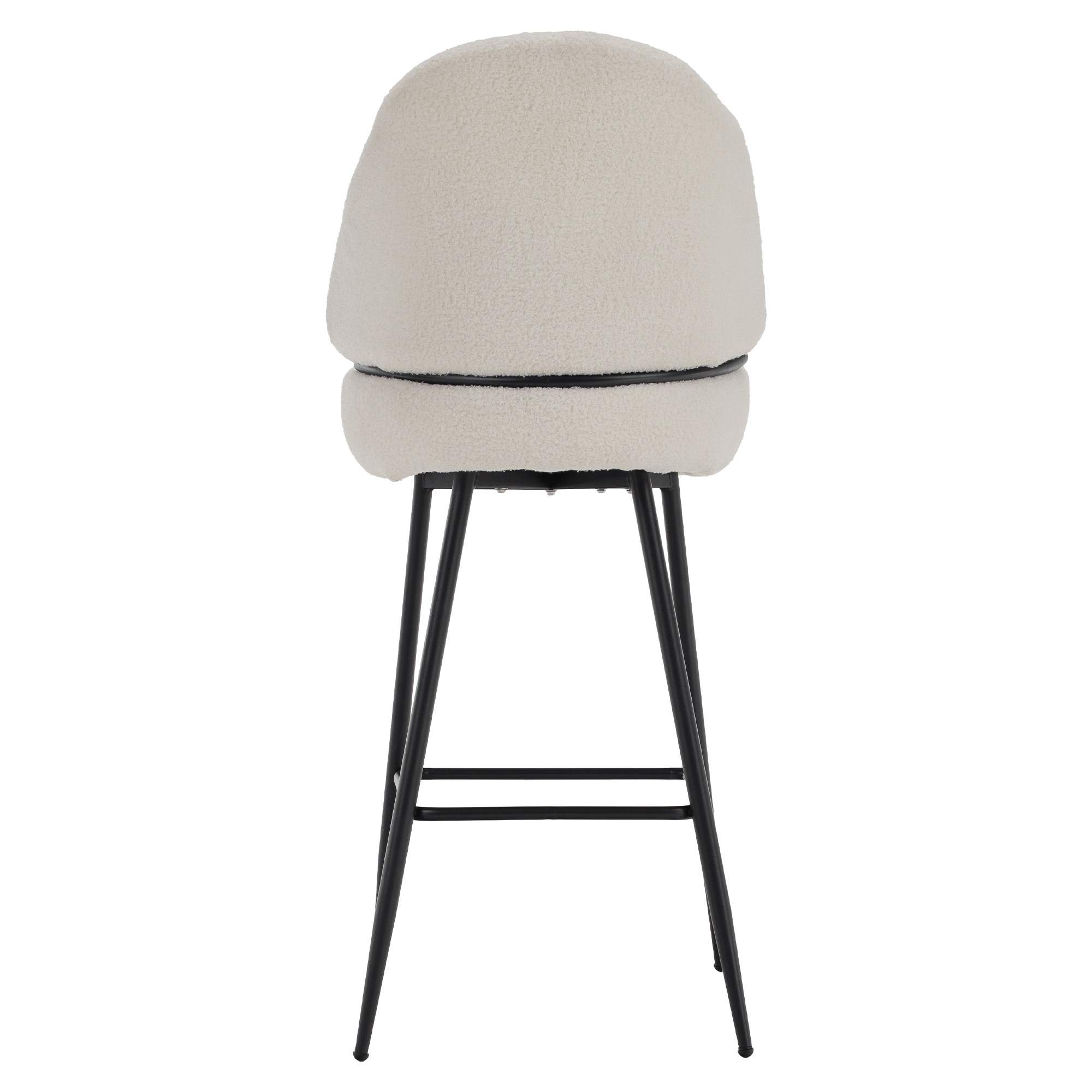 Scaun de bar, alb/negru, SANAKO TYP 2 — imaginea 16