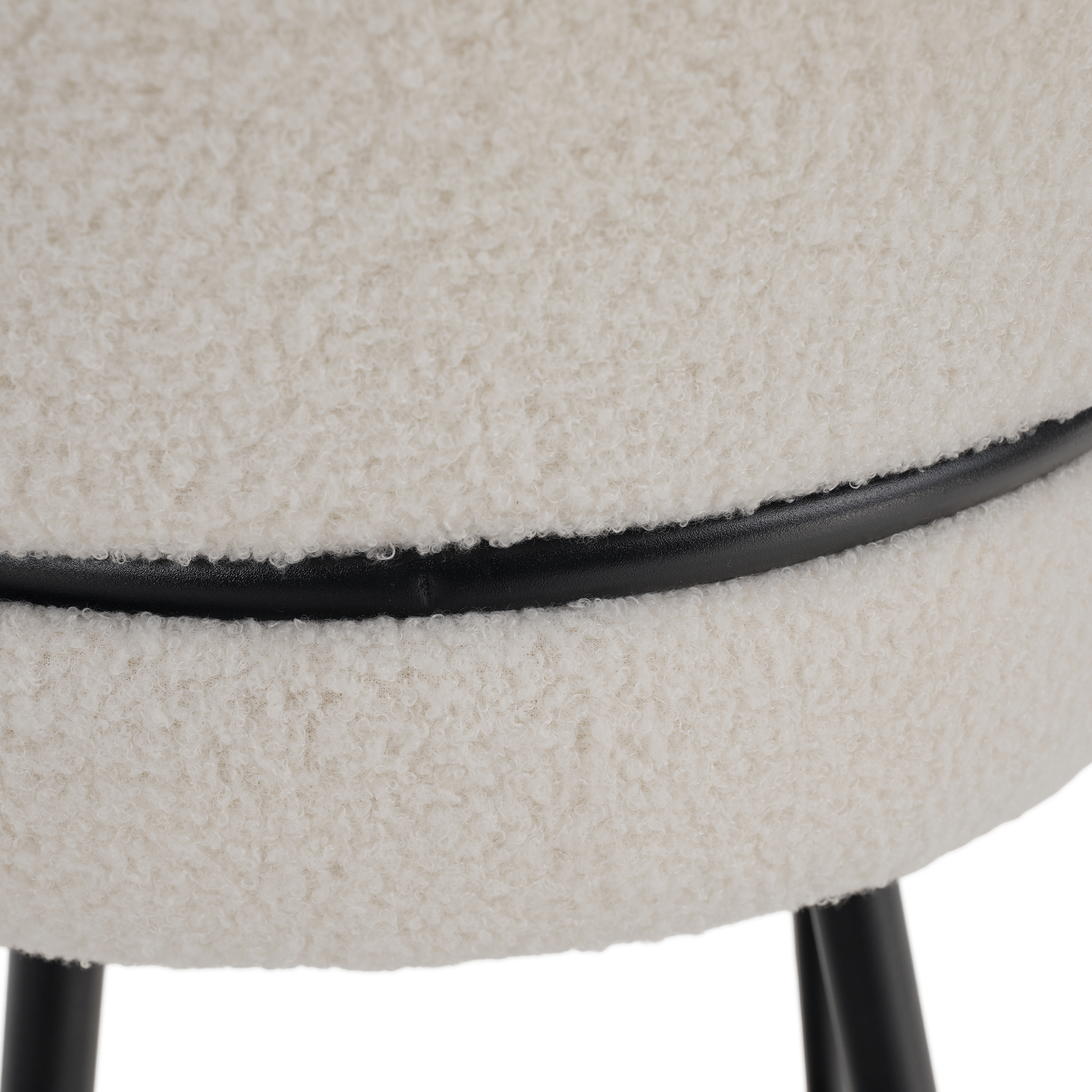 Scaun de bar, alb/negru, SANAKO TYP 2 — imaginea 17