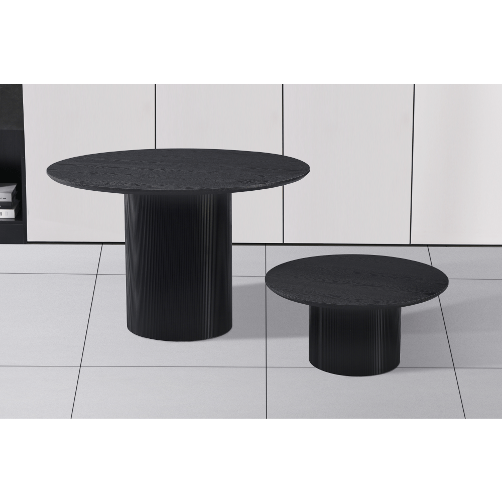 Masuta de cafea, negru, diametru 80 cm, MAHIR TYP 2 — imaginea 13