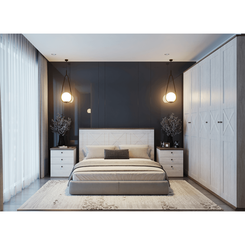 Dulap, pin canyon/stejar sonoma trufel, TEINA SZF2D006 — imaginea 2