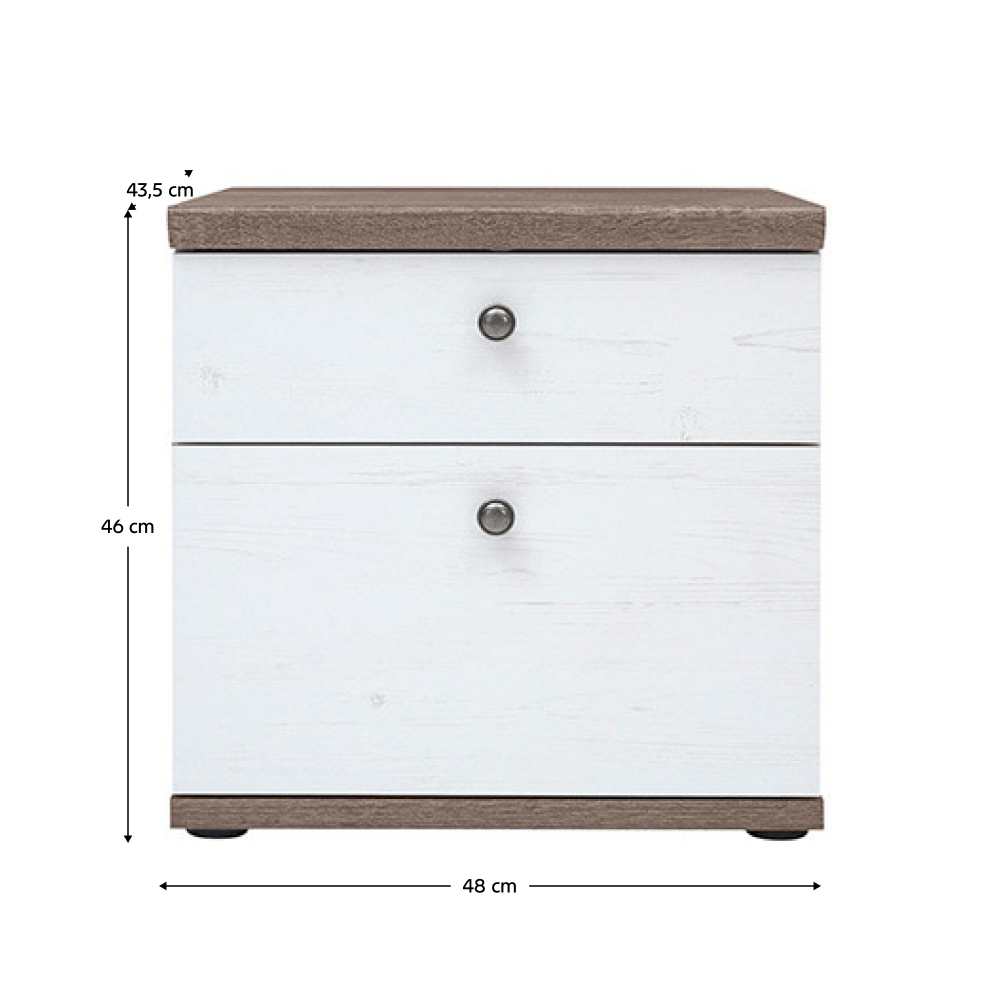 Noptiera, pin canyon/stejar sonoma trufel, TEINA KOM2S — imaginea 5