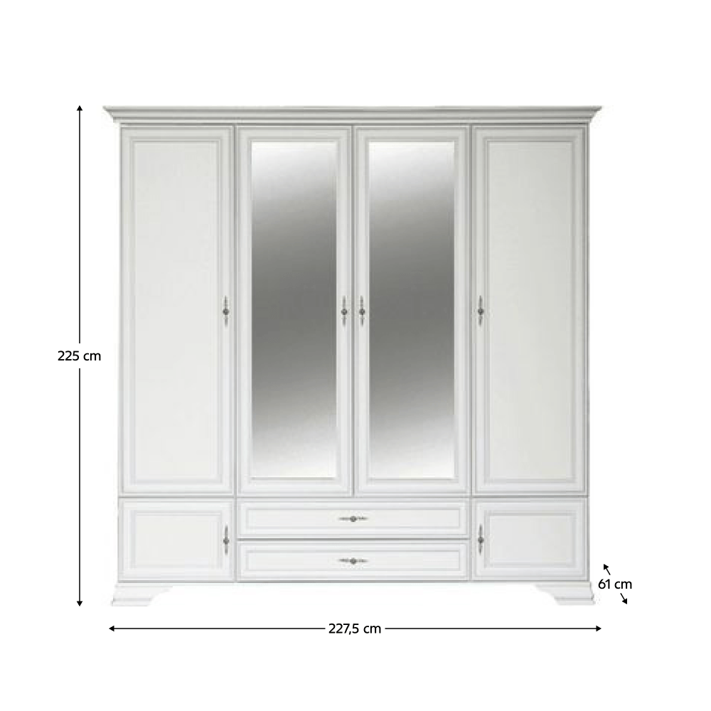 Dulap, alb alpin, KENTAK SZF6D2S — imaginea 3