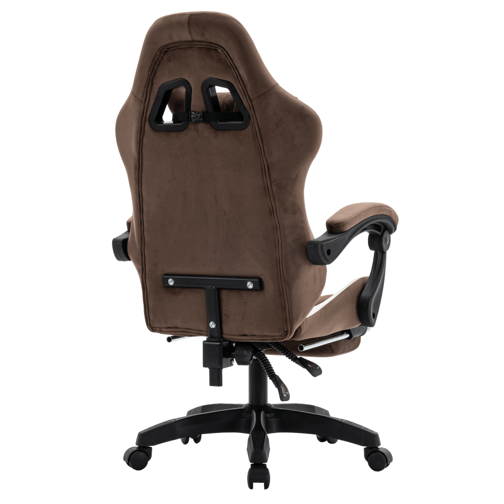 Scaun de birou/gaming, maro/alb, HOSPO — imaginea 6