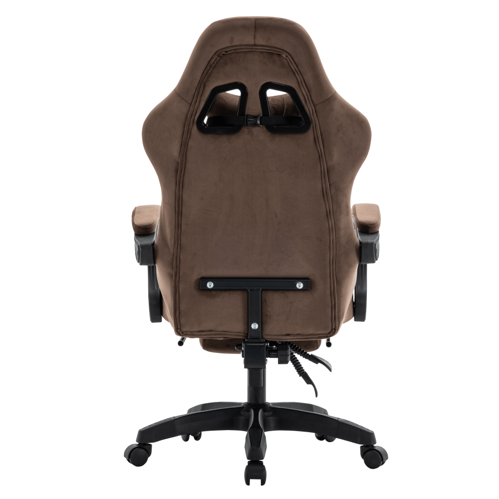 Scaun de birou/gaming, maro/alb, HOSPO — imaginea 7