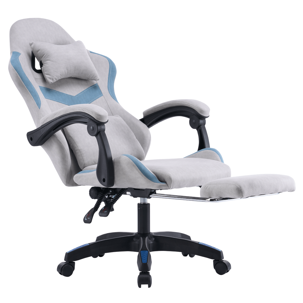 Scaun de birou/gaming, gri/albastru, ZODIA — imaginea 8