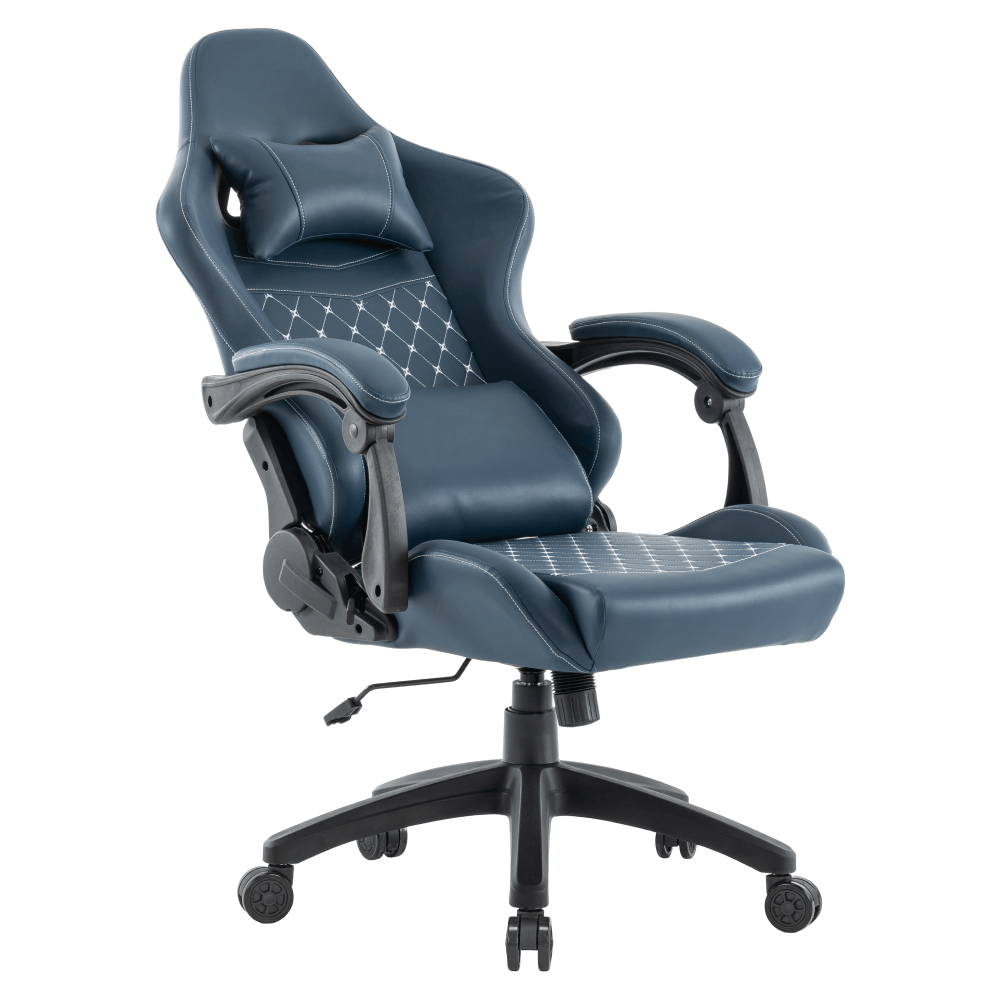 Scaun de birou/gaming, albastru, portanta 150 kg, SAMIE — imaginea 7