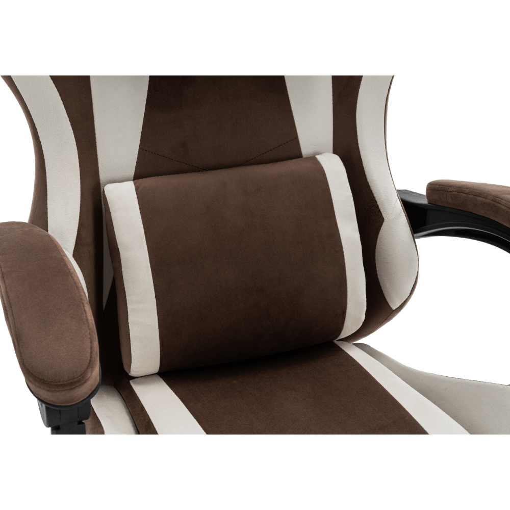 Scaun de birou/gaming, maro/alb, HOSPO — imaginea 11