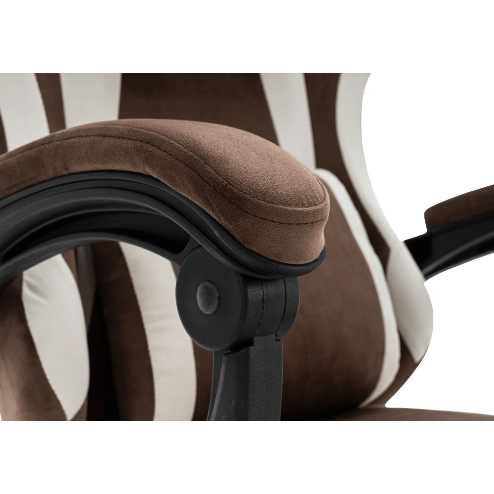 Scaun de birou/gaming, maro/alb, HOSPO — imaginea 12