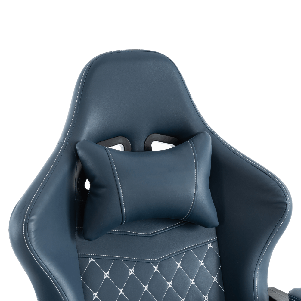 Scaun de birou/gaming, albastru, portanta 150 kg, SAMIE — imaginea 11