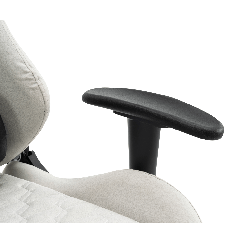 Scaun de birou/gaming, alb/negru, portanta 150 kg, PAPIBAS — imaginea 14