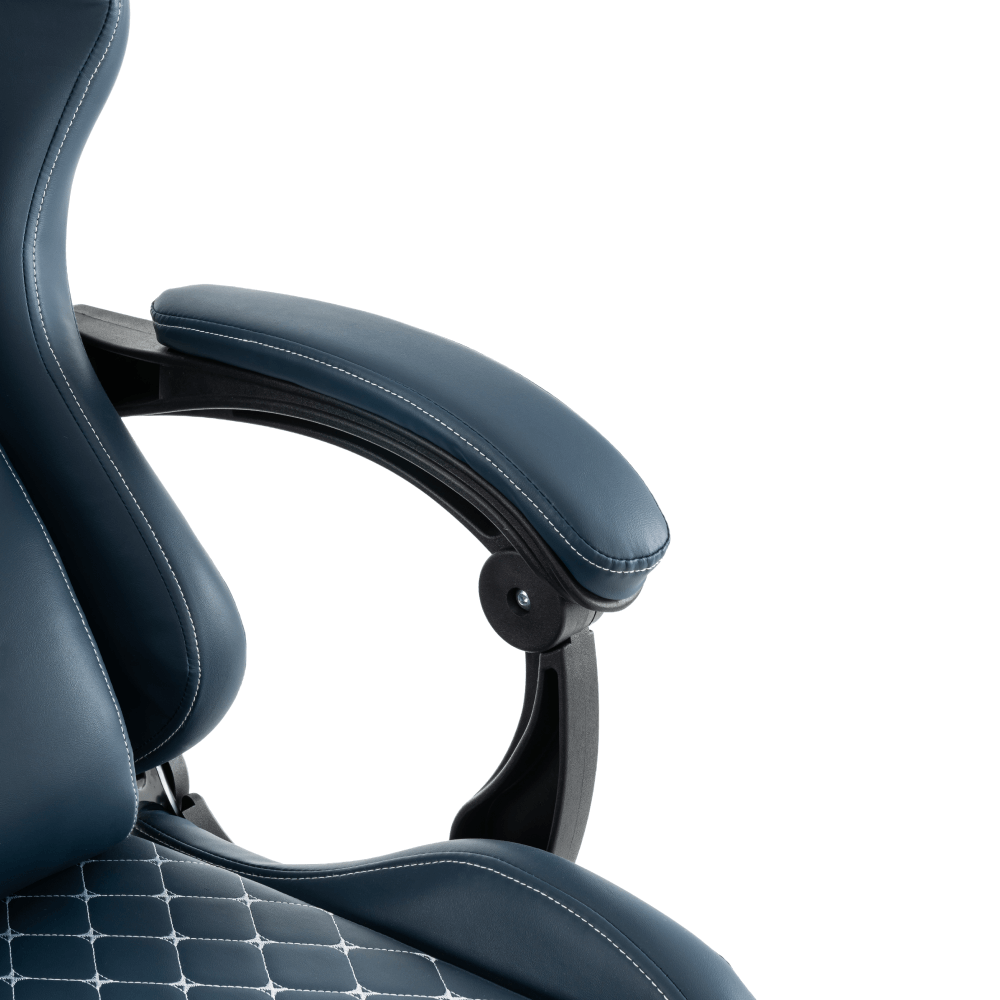 Scaun de birou/gaming, albastru, portanta 150 kg, SAMIE — imaginea 14