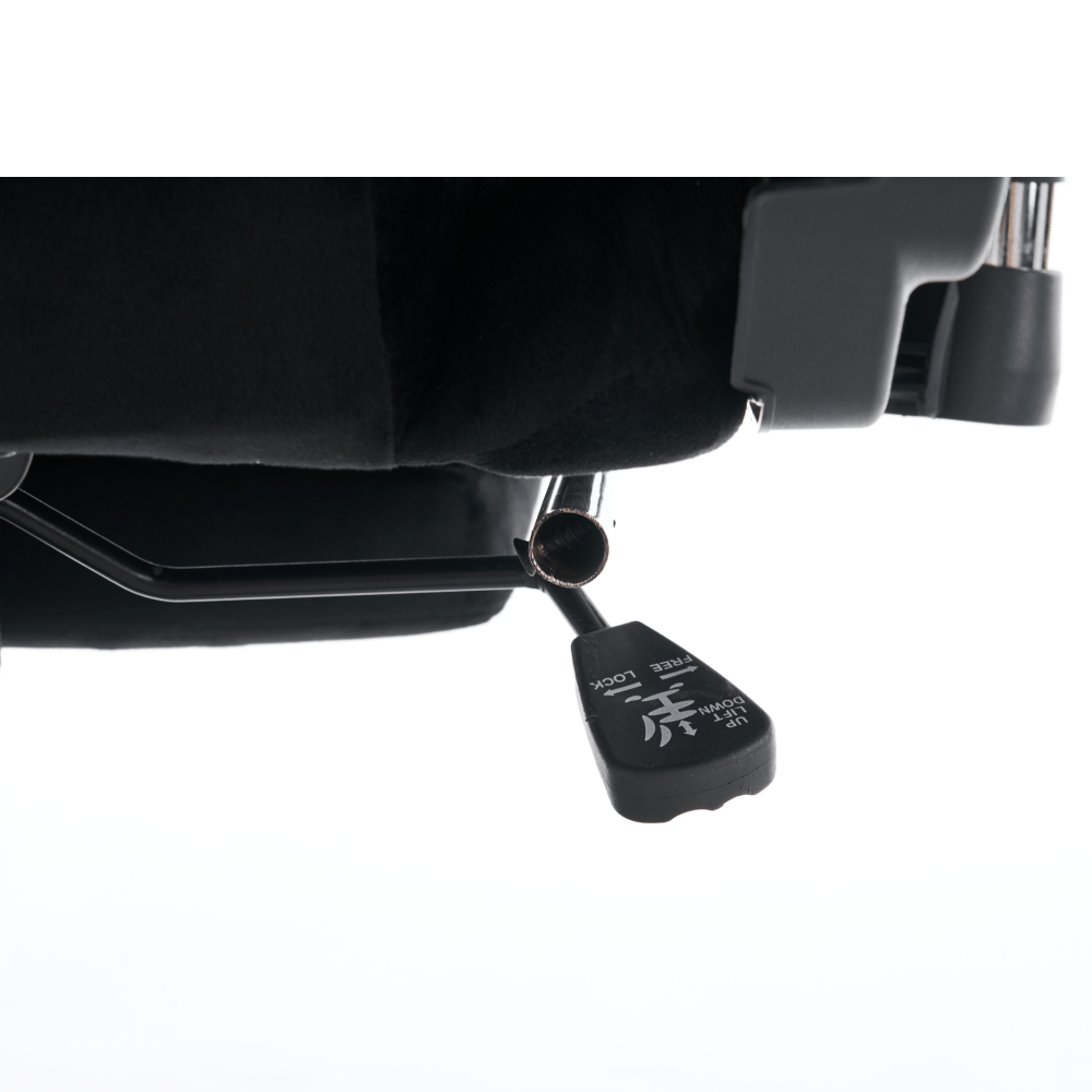 Scaun de birou/gaming, negru, tesatura Velvet, portanta 150 kg, SALOP — imaginea 16