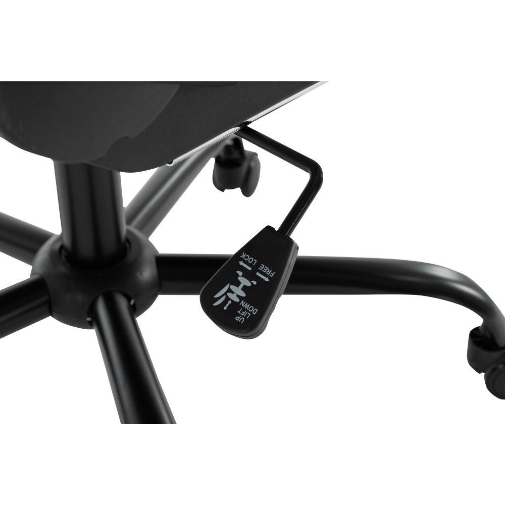 Scaun de birou/gaming, alb/negru, portanta 150 kg, PAPIBAS — imaginea 17