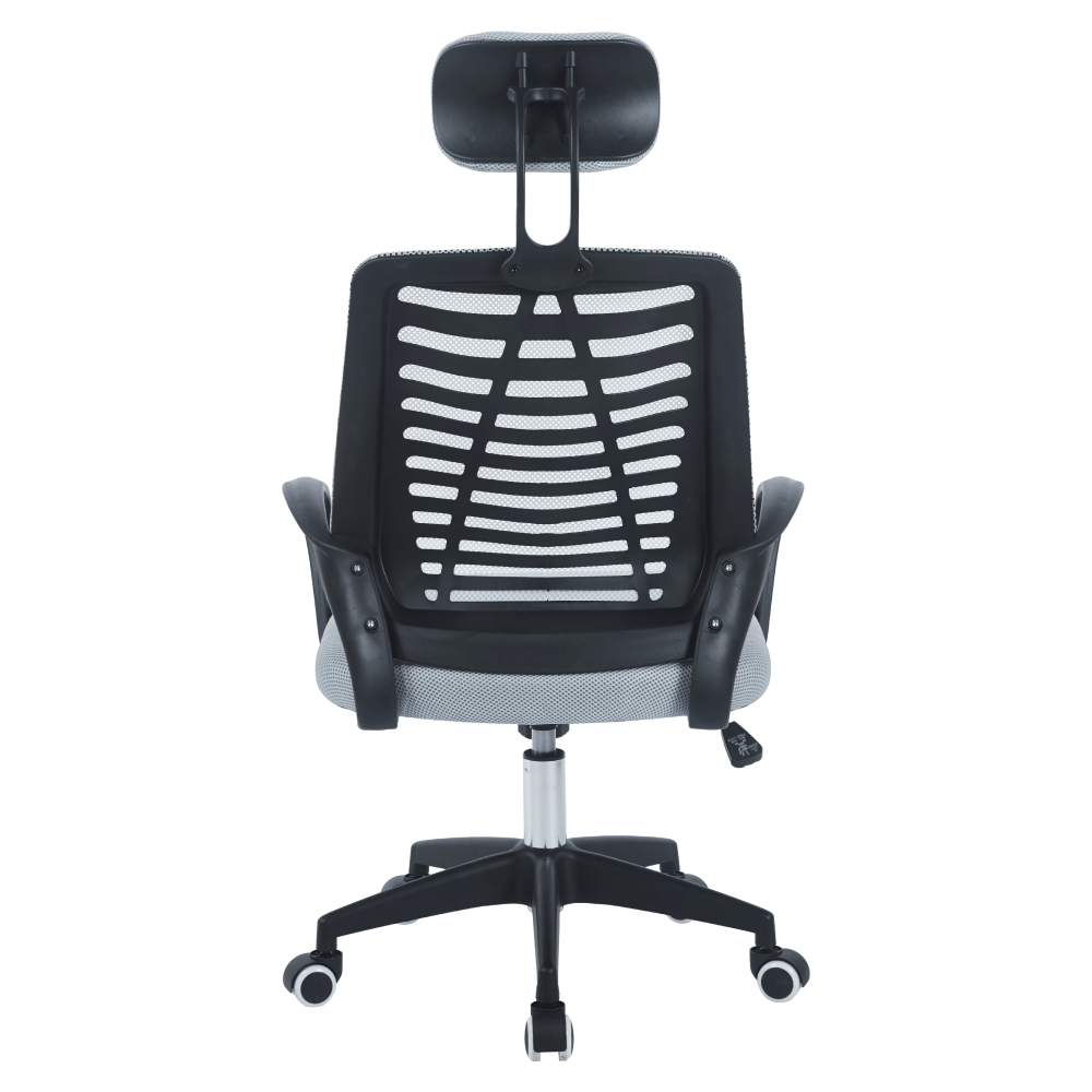 Scaun de birou, gri/negru, EDRED — imaginea 3