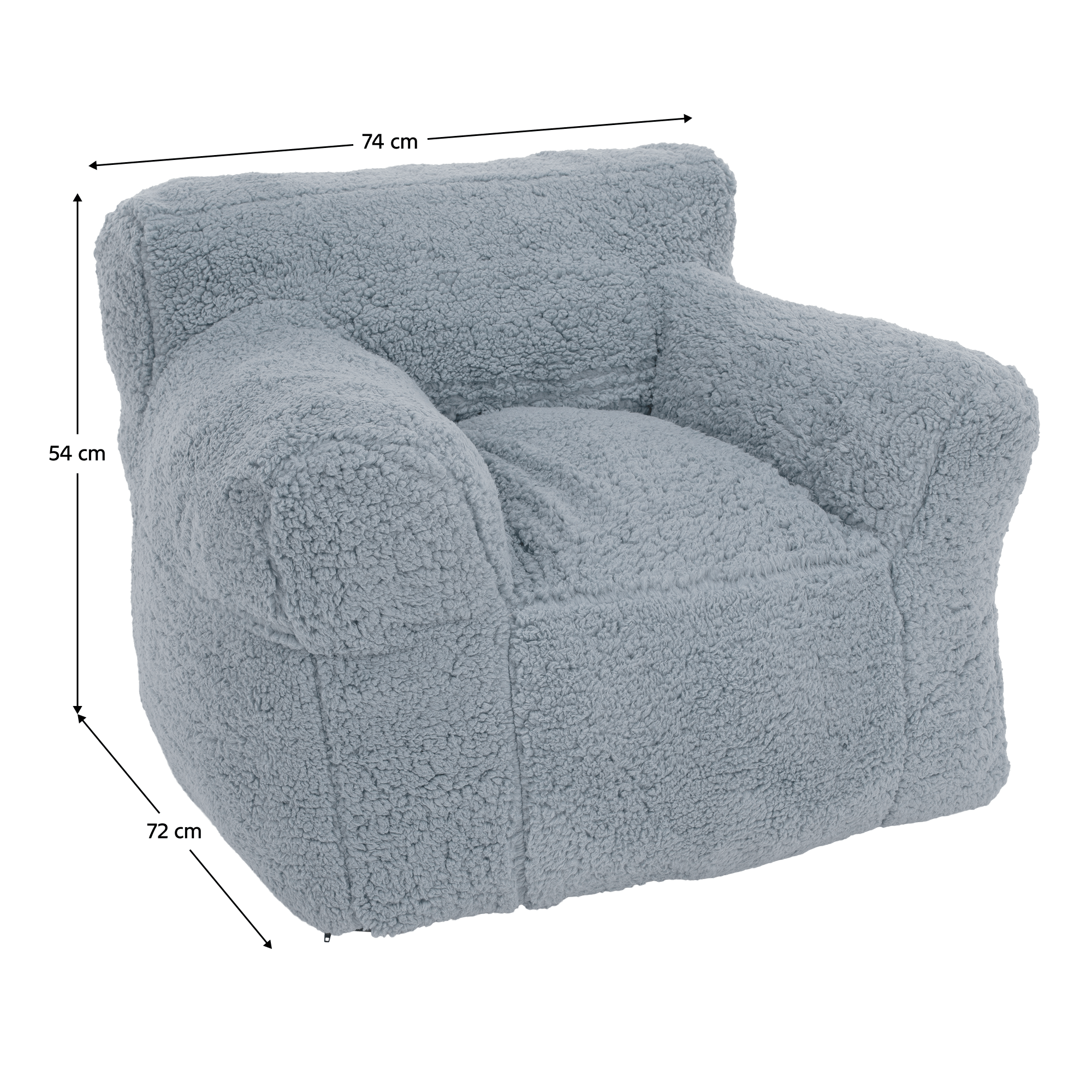 Sac pentru sezut, gri deschis, JAMO — imaginea 15