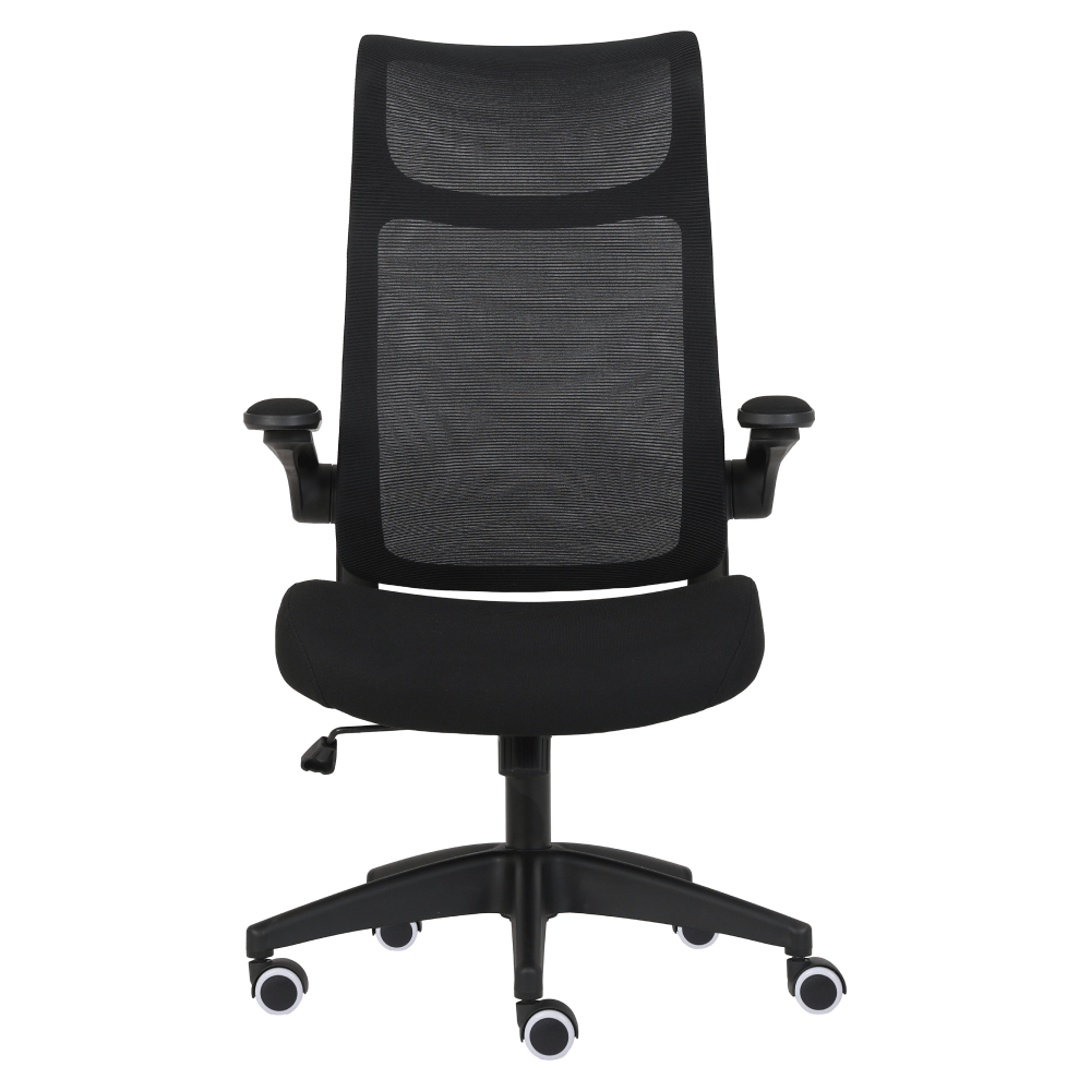 Scaun de birou, negru, SETON — imaginea 2