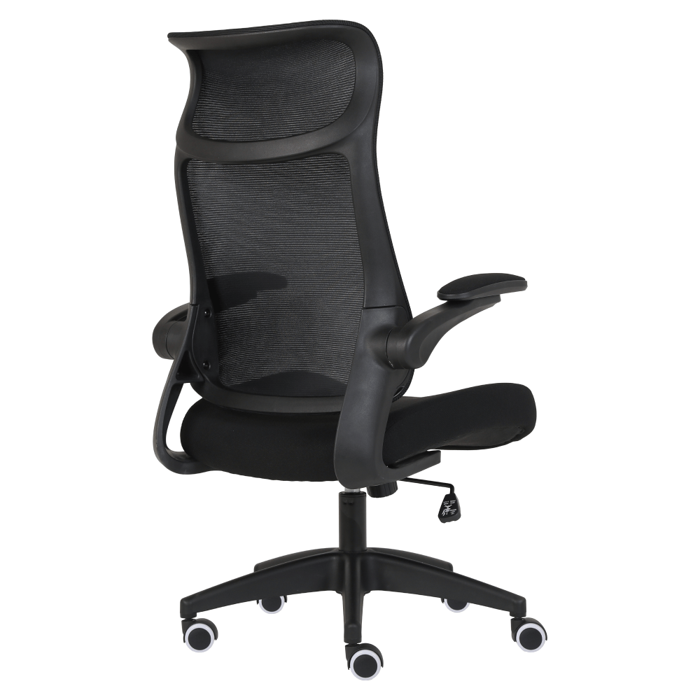 Scaun de birou, negru, SETON — imaginea 3
