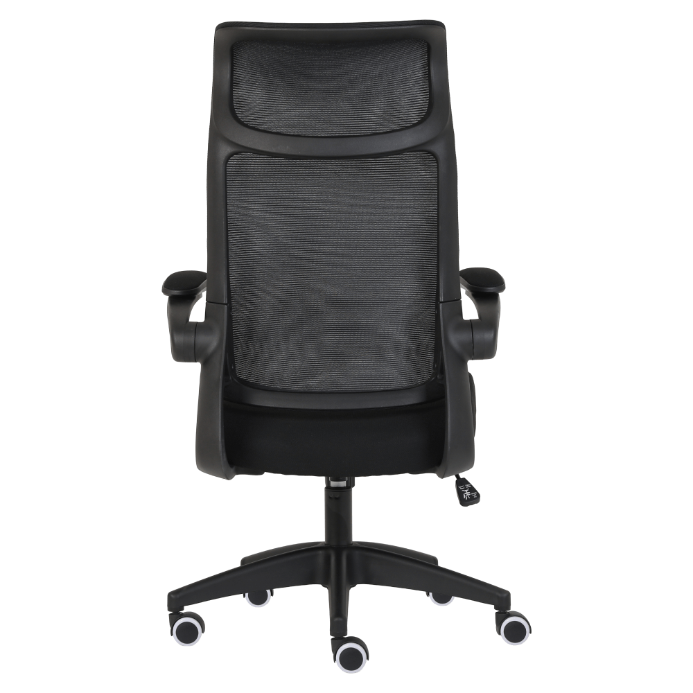 Scaun de birou, negru, SETON — imaginea 4