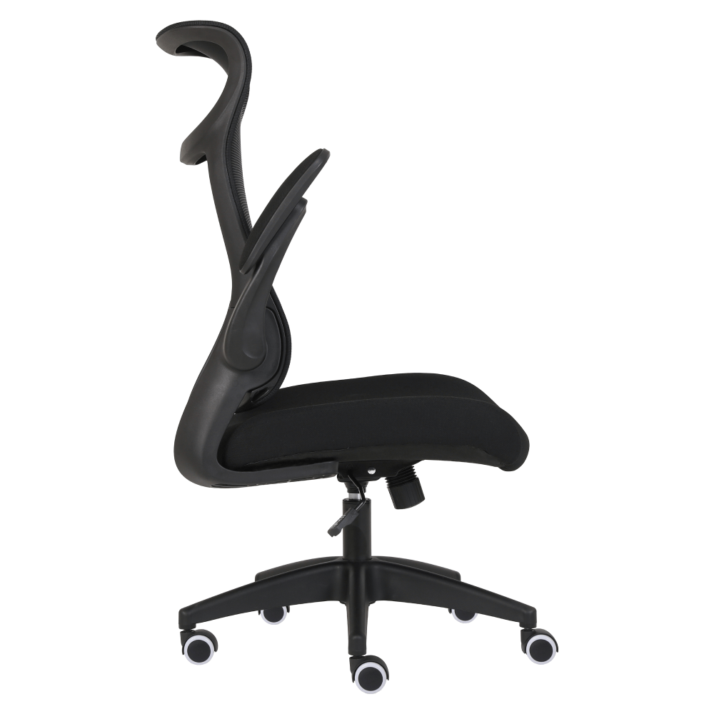 Scaun de birou, negru, SETON — imaginea 6
